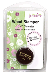 Wood Stamper 1-3/16"