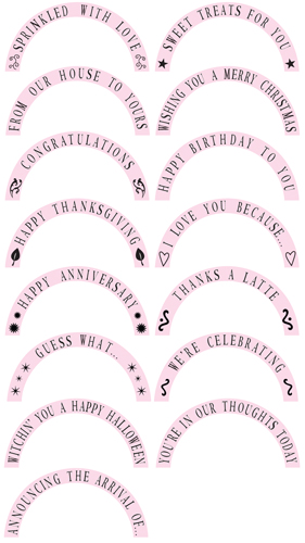 Celebrations Demi Phrases Set 2"