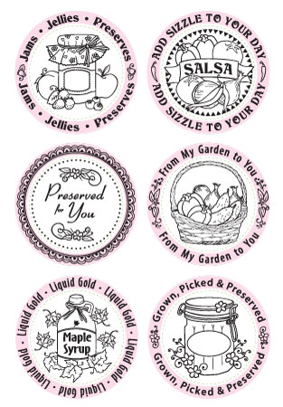 Preserves Borders & Centers Round 2-3/8"